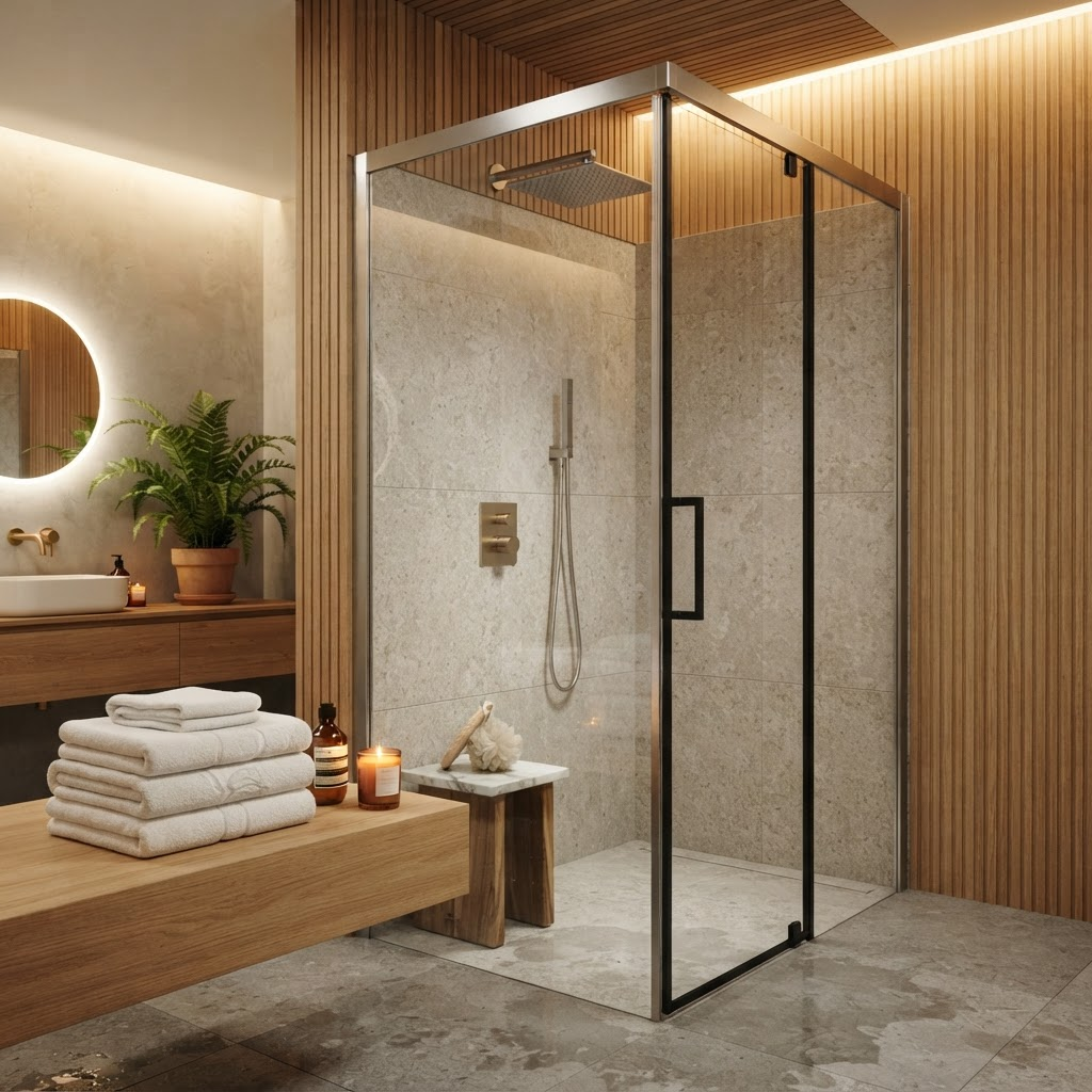 Hot shower room